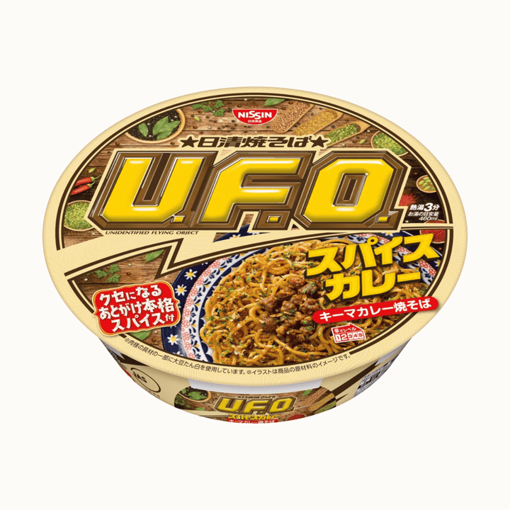 Nissin U.F.O.Yakisoba - Spiced Keema Curry Flavour 103g