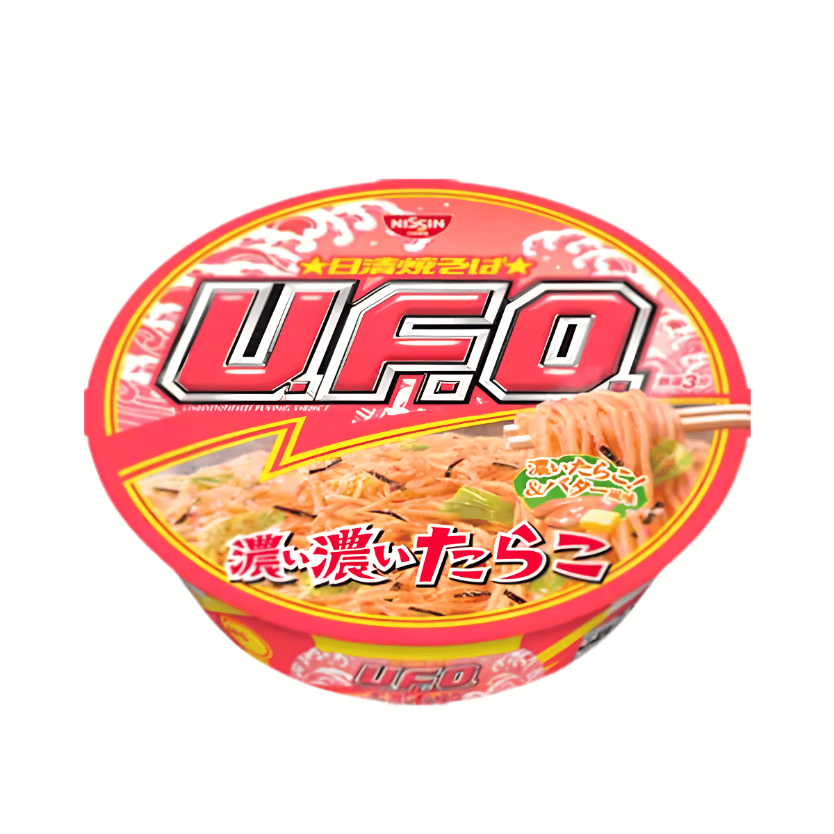 Nissin U.F.O.Yakisoba - Rich Tarako Flavour 93g