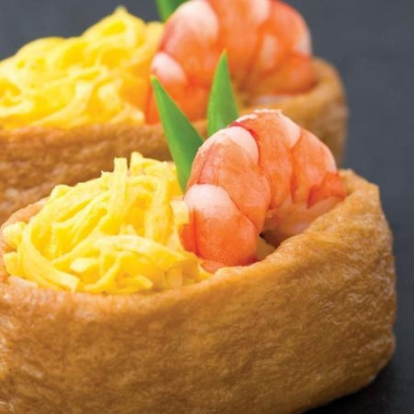 Japanese Inari Sushi Recipe with Sweet Seasoned Abura-age