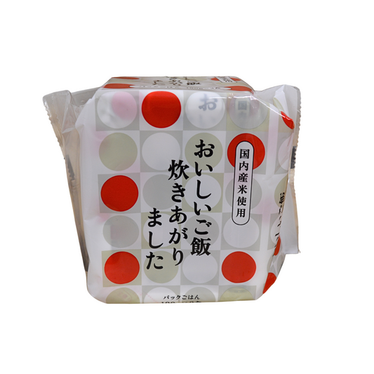 Somaya Oishii Gohan- Japanese  Microwavable Rice  3x180g *BEST BEFORE DATE – 28/01/2026
