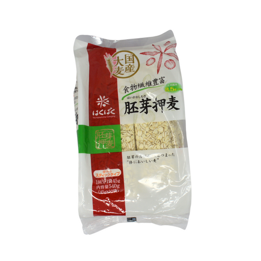 Hakubaku Germ Rolled Barley 12x45g