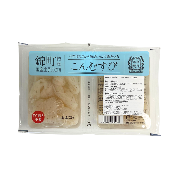 Jakuchi Konjac Ribbon 2x3pc *Best Before Date: 18/12/2026