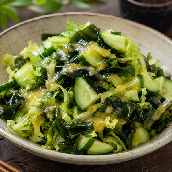 Japanese Wakame Seaweed Salad Recipe with Yuzu Miso Dressing