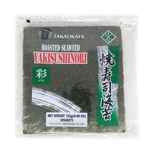 Takaokaya Roasted Seaweed - Yakinori Aya Full Size 50pc *BEST BEFORE DATE - 24/10/2023