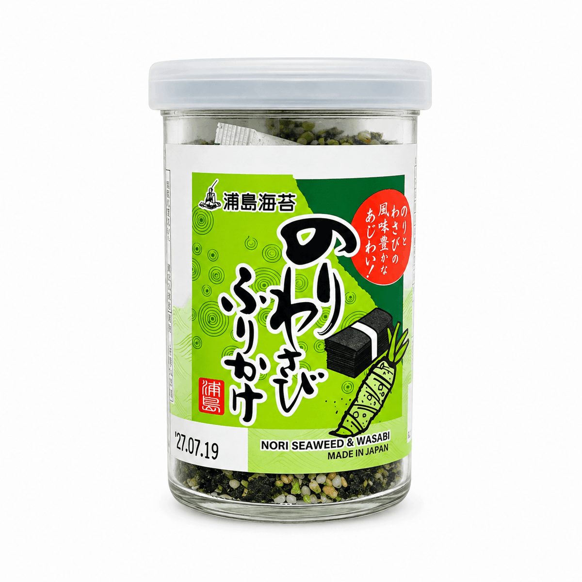 浦島海苔 のりわさびふりかけ 50g