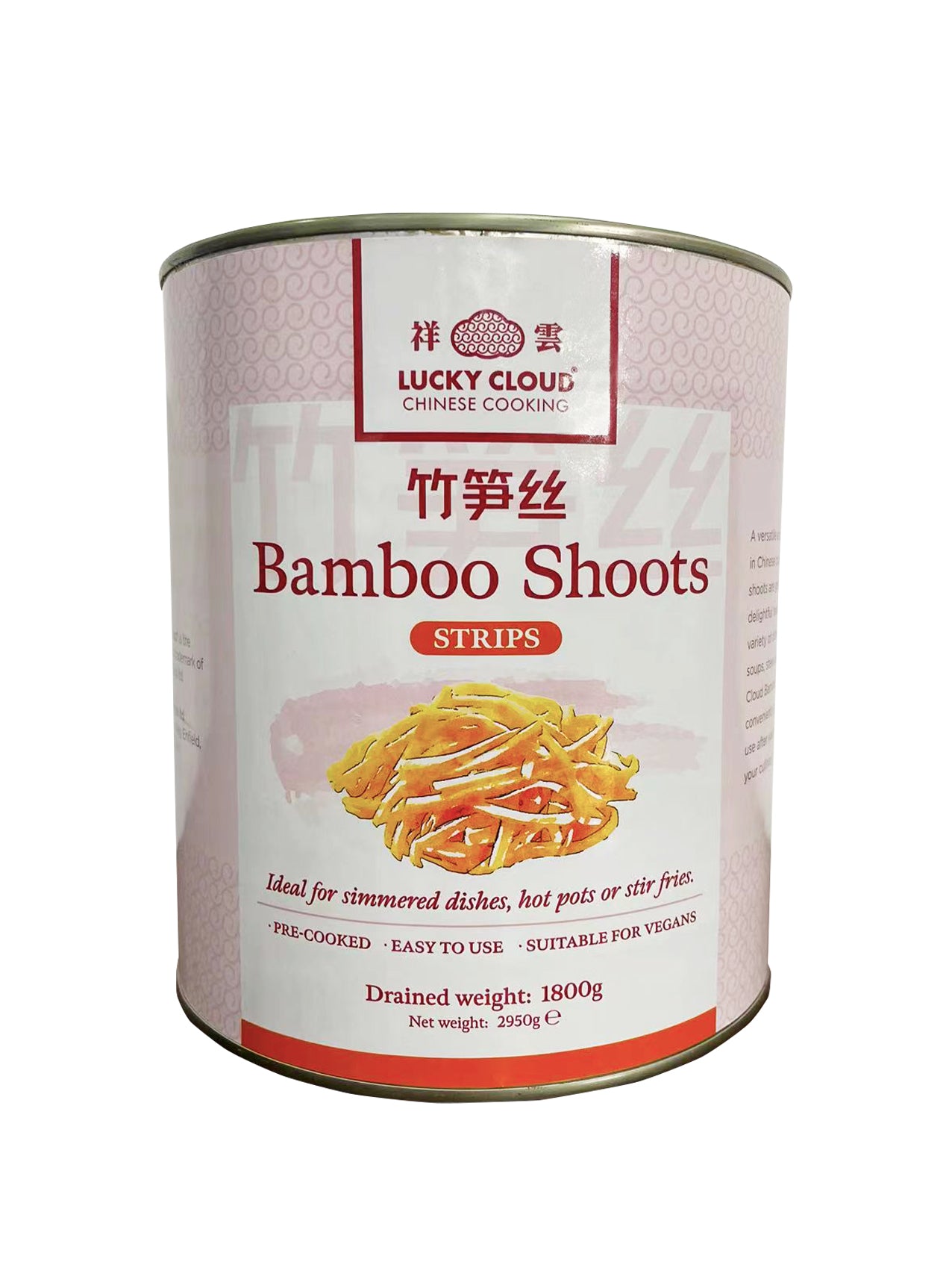 Lucky Cloud Bamboo Shoots Strips 2950g