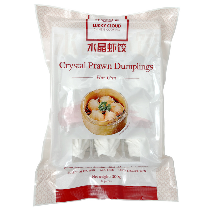 Lucky Cloud Crystal Prawn Dumplings 300g (12pc)