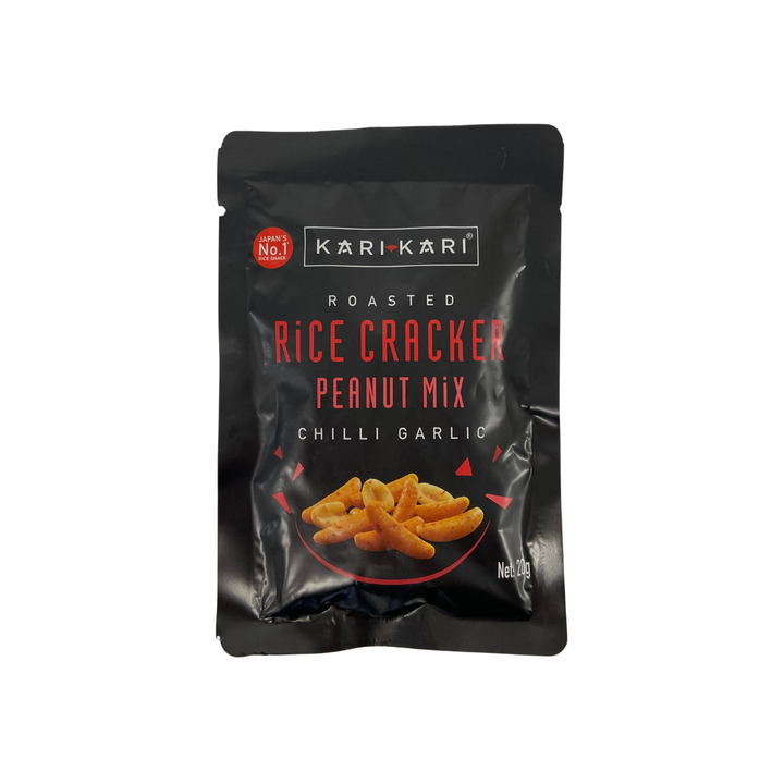 KARI KARI Rice Crackers & Peanuts Chilli Garlic 20g *Best Before Date: 18/11/2026