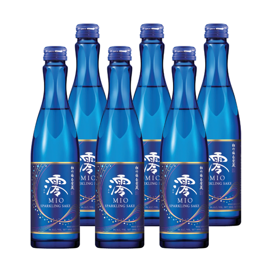 【Bundle】 Shirakabegura MIO Sparkling Sake 300ml 5.1% (6 Bottles)