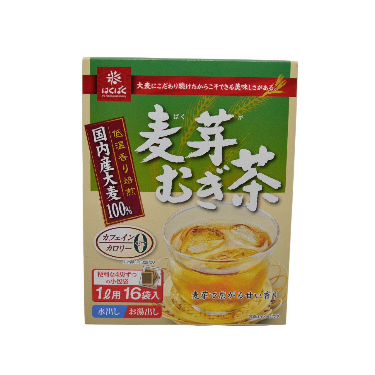 はくばく 麦芽むぎ茶 16袋