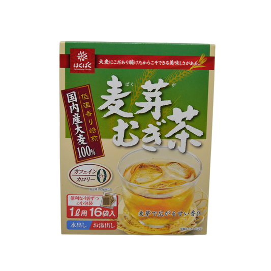 はくばく 麦芽むぎ茶 16袋