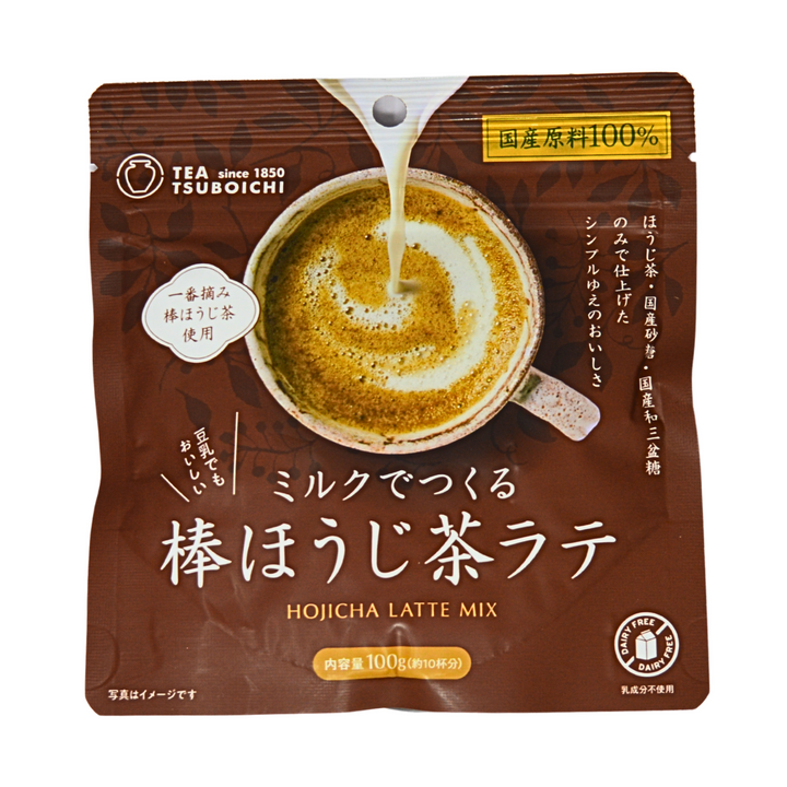 つぼ市 老舗お茶屋のミルクでつくる棒ほうじ茶ラテ 100ｇ