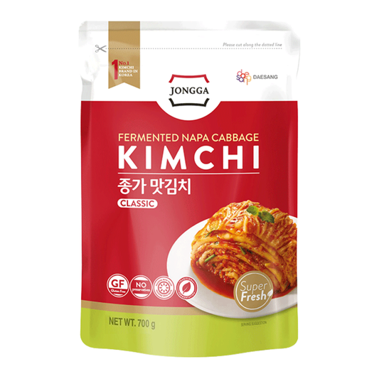 Jongga Fermented Napa Cabbage Fresh Kimchi 700g
