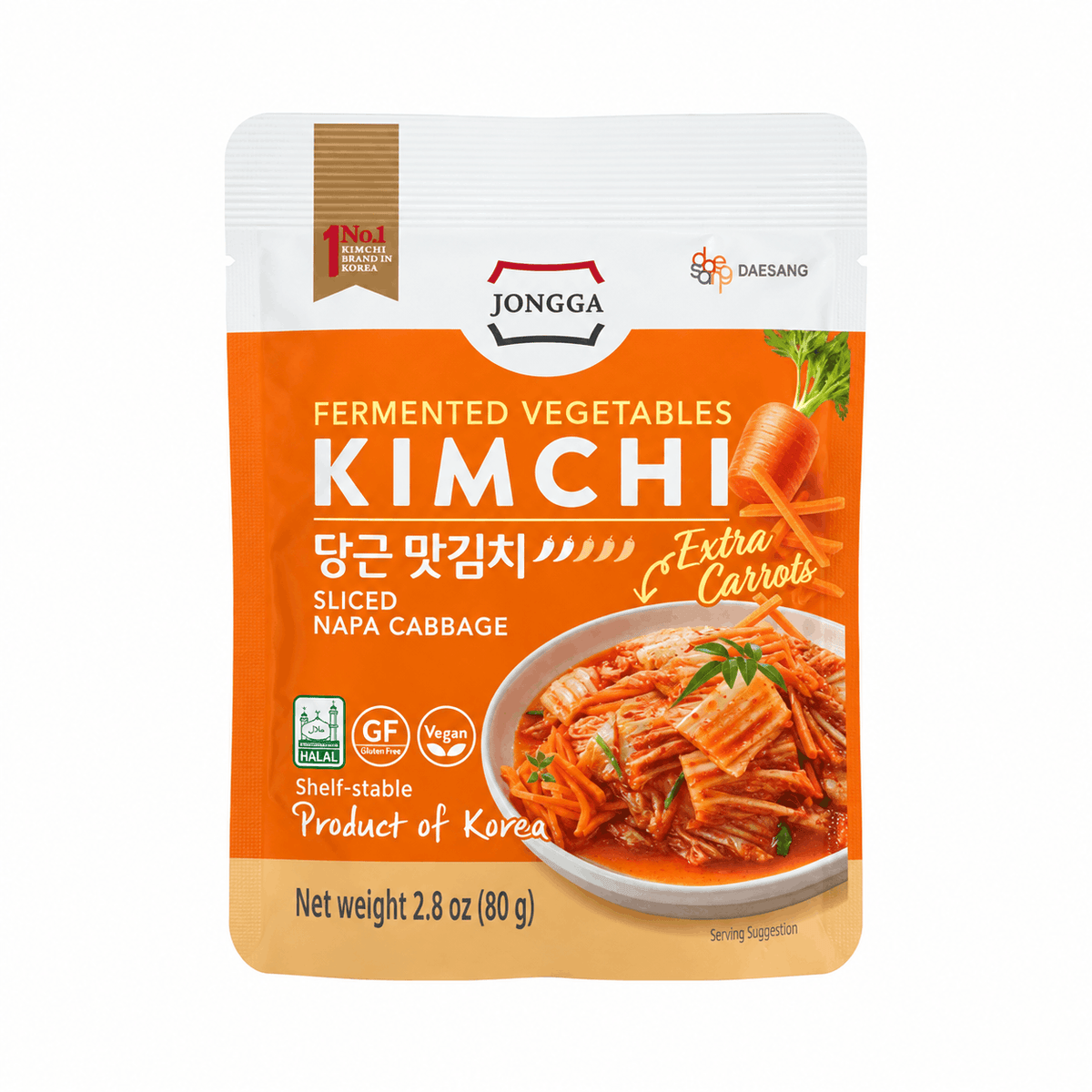 O'Food 常溫紅蘿蔔泡菜 80g