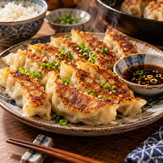 Easy Japanese Pork Gyoza Recipe – Crispy Pan-Fried Dumplings