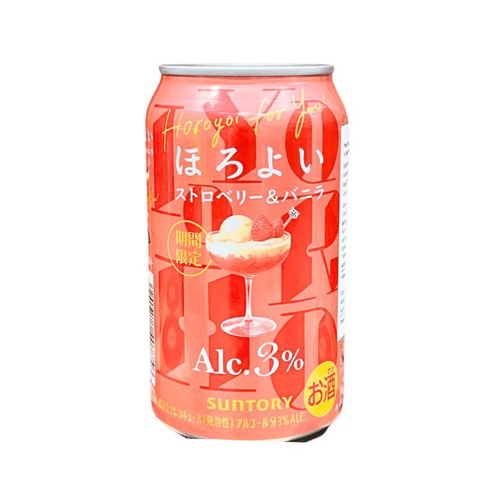 Suntory Horoyoi Strawberry & Vanilla Flavour 3% 350ml