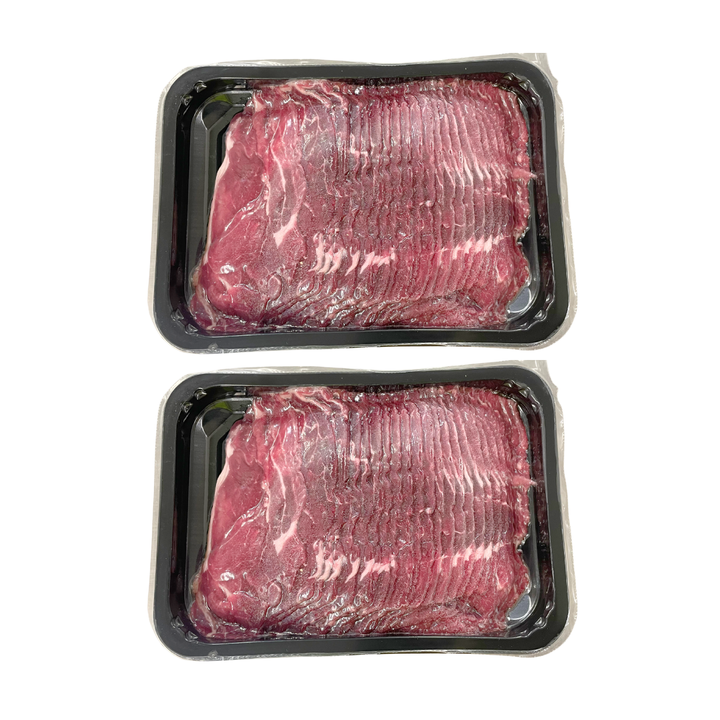 【まとめ買い】やわらか牛 グレインフェッドビーフ チャックアイ 2.0mmスライス 500g (2パック)