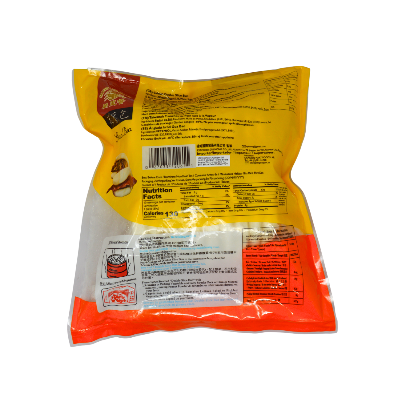 MLS Double Slice Bun 500g (10pc)