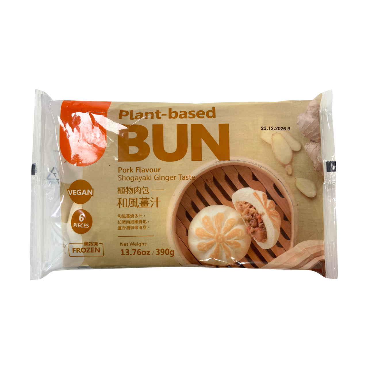 Chimei Plant-based Bun Ginger Pork Flavour 390g