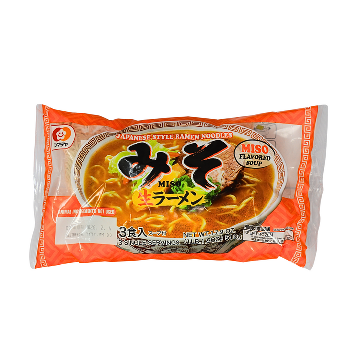 Shimadaya Miso Ramen with Soup 3 Servings