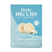 Load image into Gallery viewer, LITTLE MOONS MADAGASCAN VANILLA  MOCHI ICE CREAM 6pc *BEST BEFORE DATE – 31/05/2024
