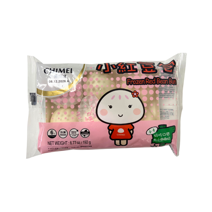 Chimei Red Bean Bun 6x32g *Best Before Date: 08/12/2026
