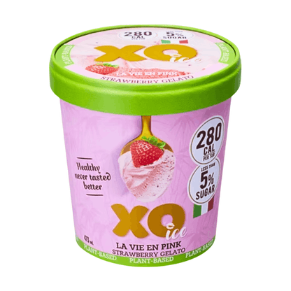 XO-Ice Strawberry Gelato (Plant Based) 473ml