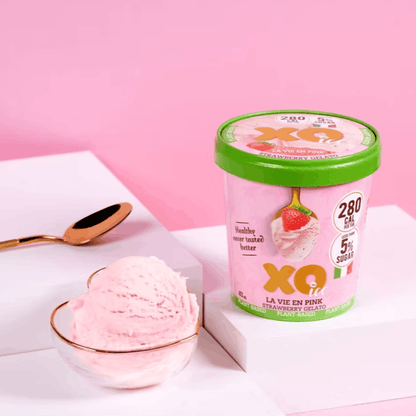 XO-Ice Strawberry Gelato (Plant Based) 473ml