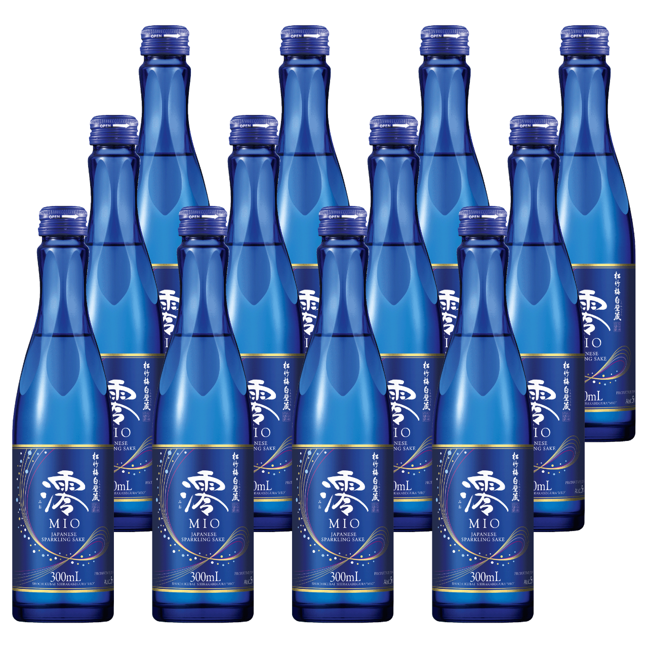 【Bundle】  MIO Sparkling Sake: 12-Bottle Case Value Pack (300ml)