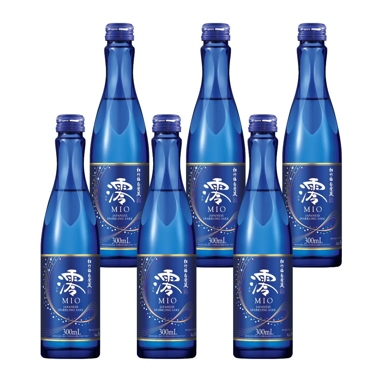 【Bundle】 MIO Sparkling Sake: 6-Bottle Case Value Pack (300ml)