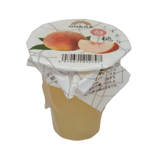 Fruit Noodle Kuzukiri Jelly White Peach 142.5g