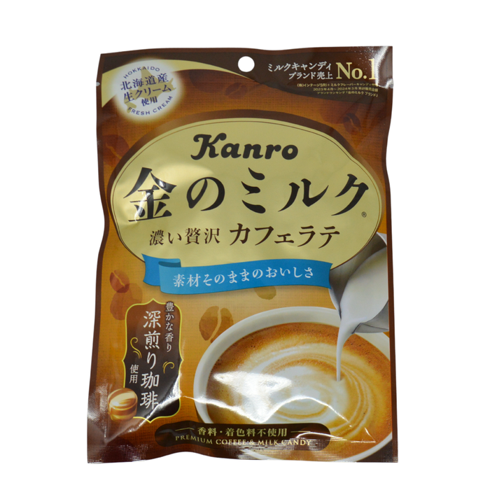Kanro Golden Milk Candy Cafe Latte Flavour 61g