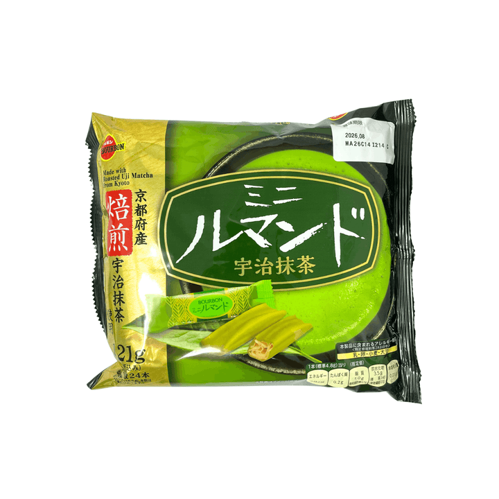 Bourbon Mini Lumonde Uji Matcha Crepe Rolls 121g