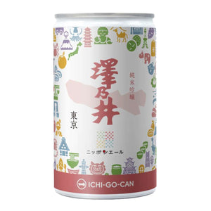 一合缶 純米吟醸 澤乃井 180ml 15%