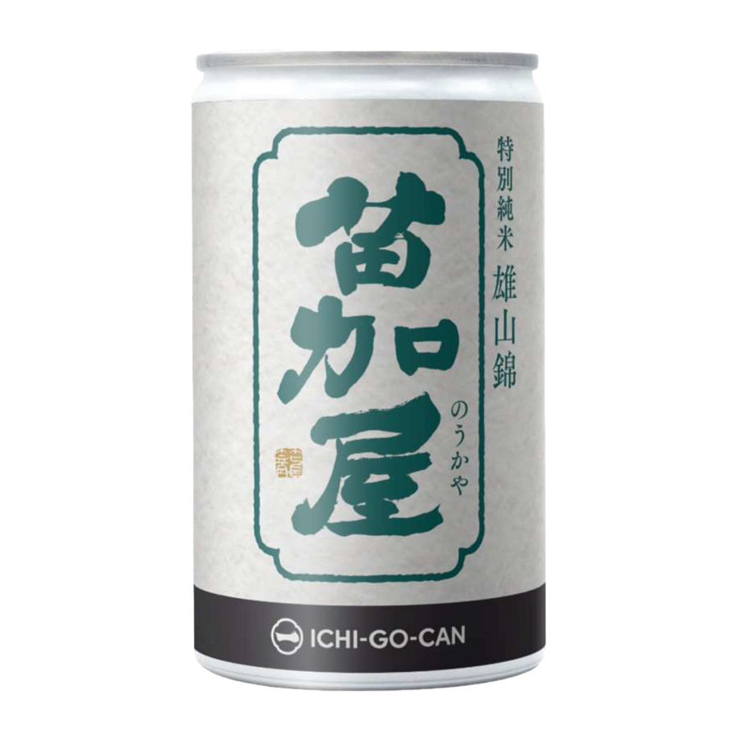 一合缶 特別純米 苗加屋 180ml 16%