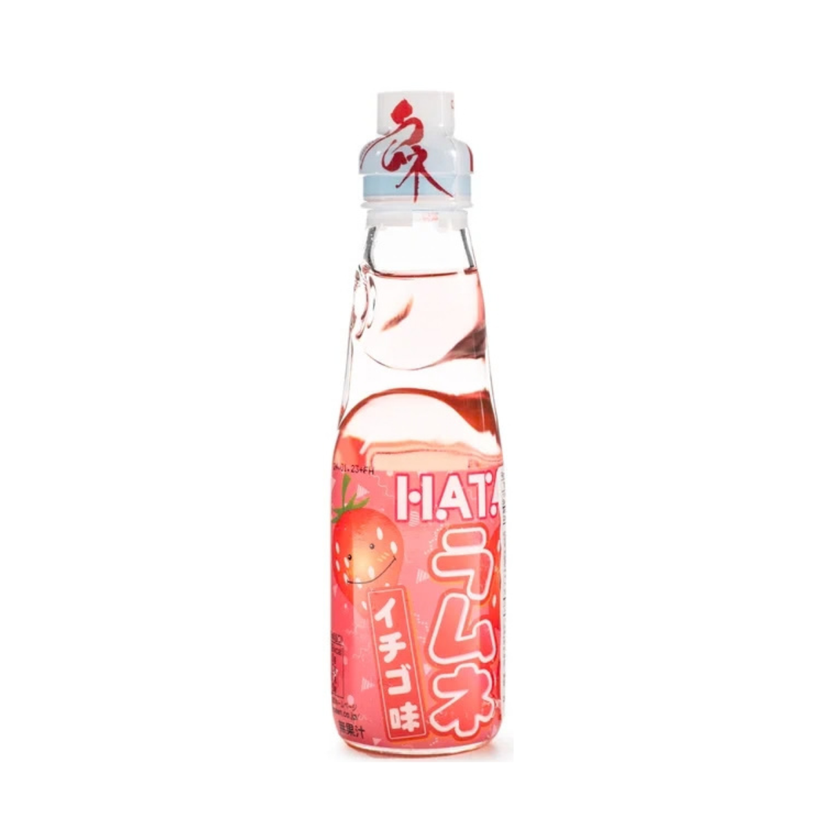 Hata Bin Ramune - Soda Pop Strawberry Flavour 200ml