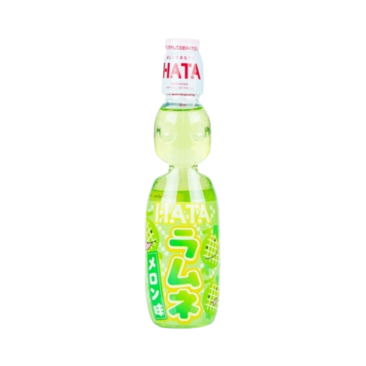 Hata Bin Ramune - Soda Pop Melon Flavour 200ml
