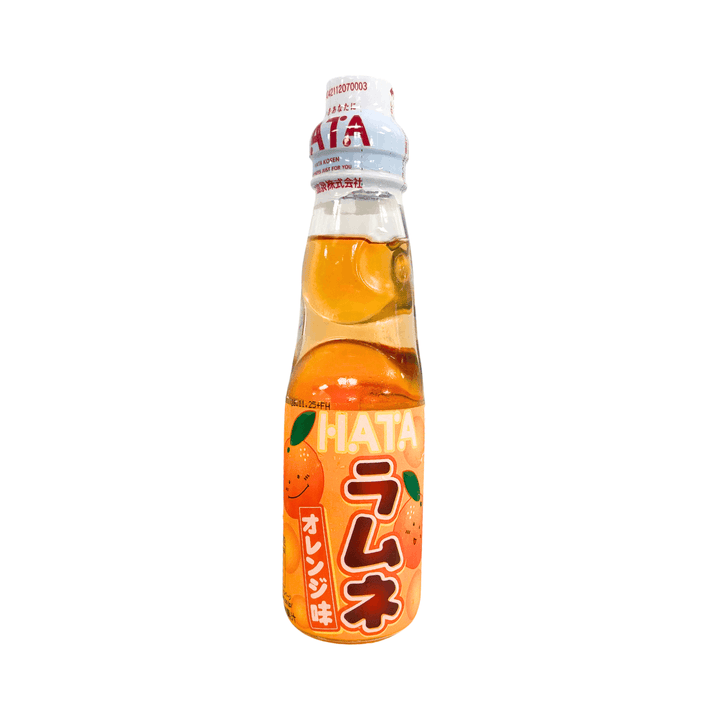 Hata Bin Ramune - Soda Pop Orange Flavour 200ml