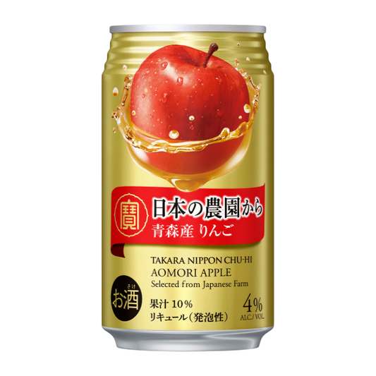 Takara Nippon Chu-Hi Aomori Apple Flavour Chu-Hi (Shochu Highball) 350ml 4%