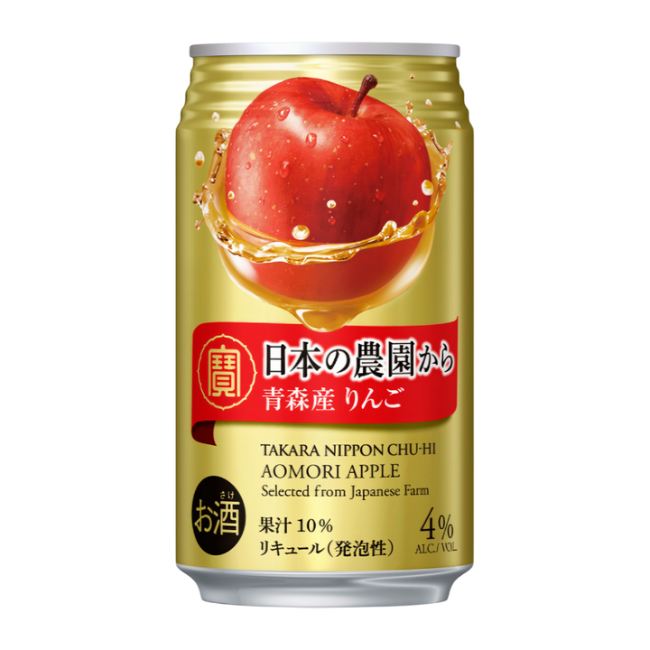 Takara Chu-Hi Nihon no Nouen Ringo - Cocktail Spritz Apple Flavour 350ml 4%