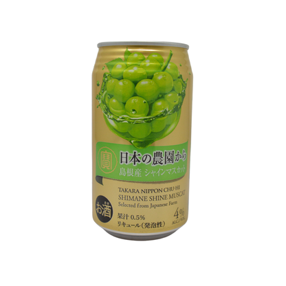 Takara Nippon Chu-Hi Shimane Muscat Flavour  Chu-Hi (Shochu Highball) 350ml 4%