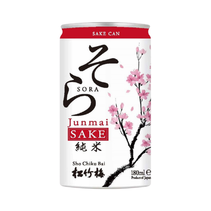 Shochikubai SAKE CAN SORA Junmai Sake 180ml 15.2%