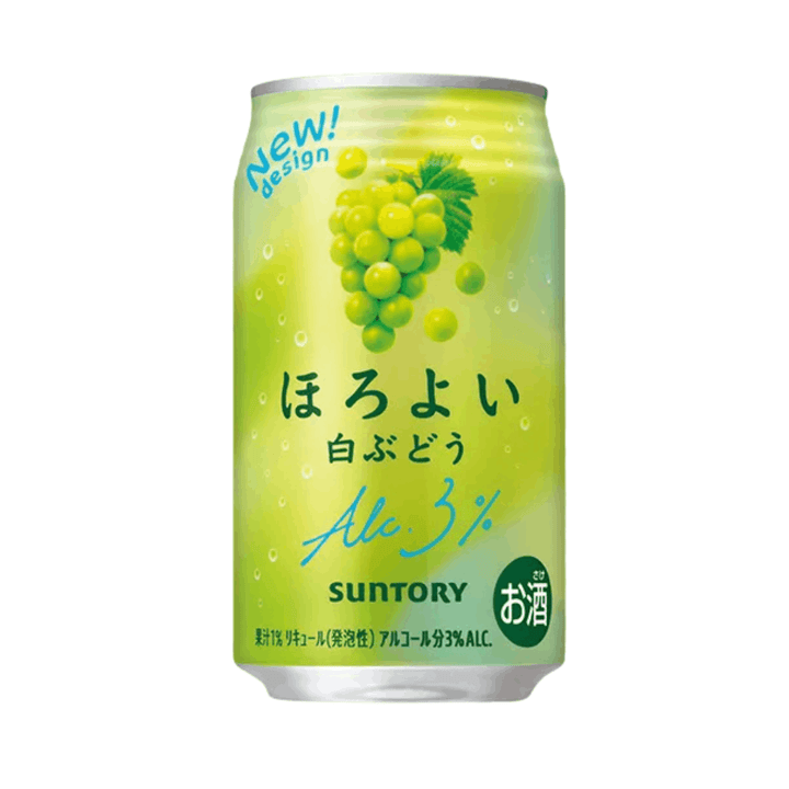Suntory Horoyoi White Grape Flavour 3% 305ml *Best Before Date: 25/11/2026