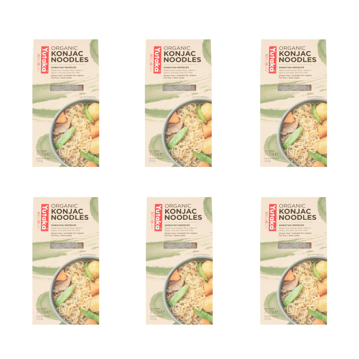 【Bundle】 Yutaka Organic Konjac Noodles 313g × 6