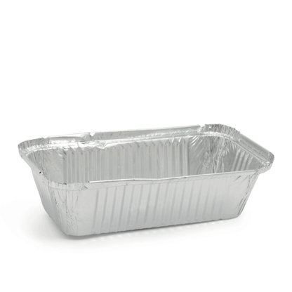 Satco No.2 Aluminium Foil Containers with Poly Lids – 1000 Sets | Takeaway Food Containers