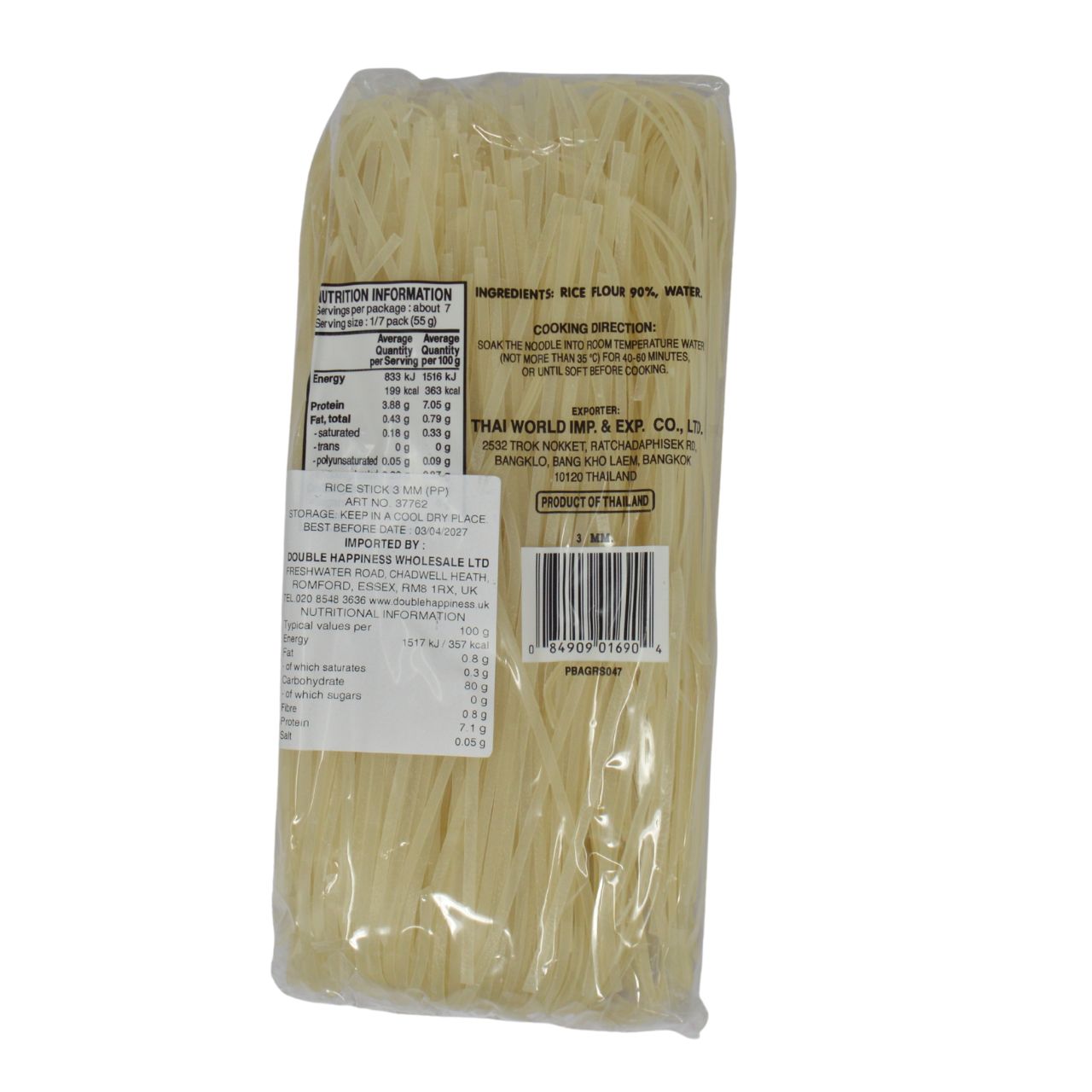 Rose Rice Stick 3mm 400g