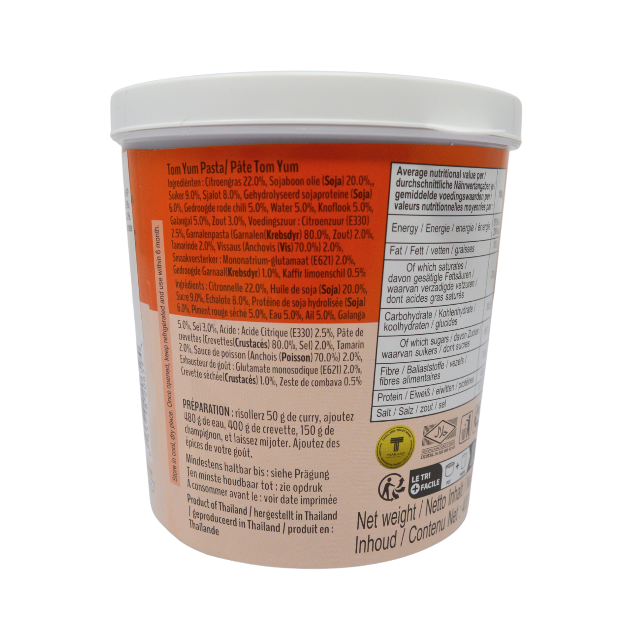 Mae Ploy Tom Yum Curry Paste 400g 8 Servings