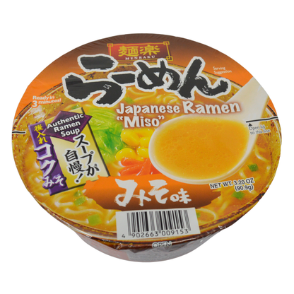 Hikari Menraku Cup Ramen Miso 90.9g