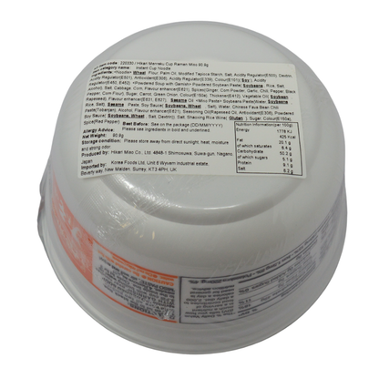 Hikari Menraku Cup Ramen Miso 90.9g