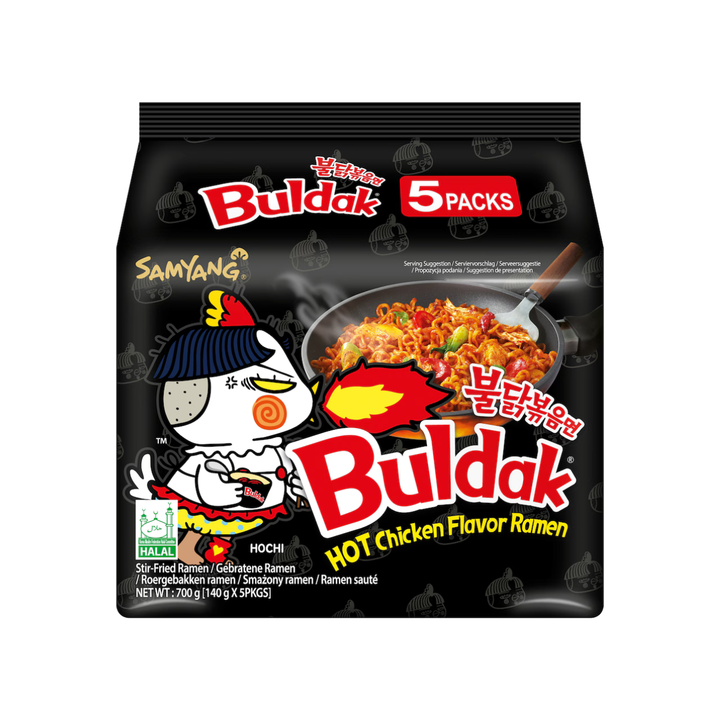 Samyang Buldak Hot Chicken Ramen Original 5x140g
